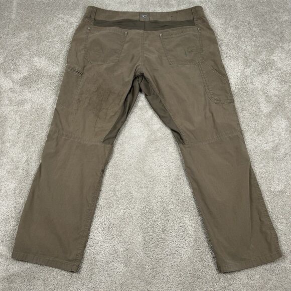 KUHL Radikl Pants Hiking Stretch 40x30 Men's Brown Taupe Outdoors Trail Camping - Picture 8 of 9
